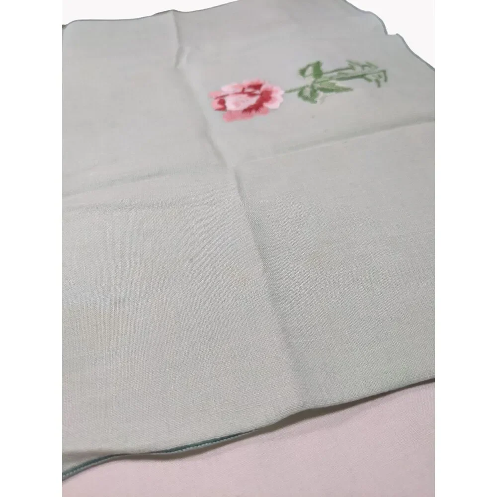 Grab Bag Box Vintage Napkins Use Or Cutter Embroidery Jacquard Damask 19pcs Lot